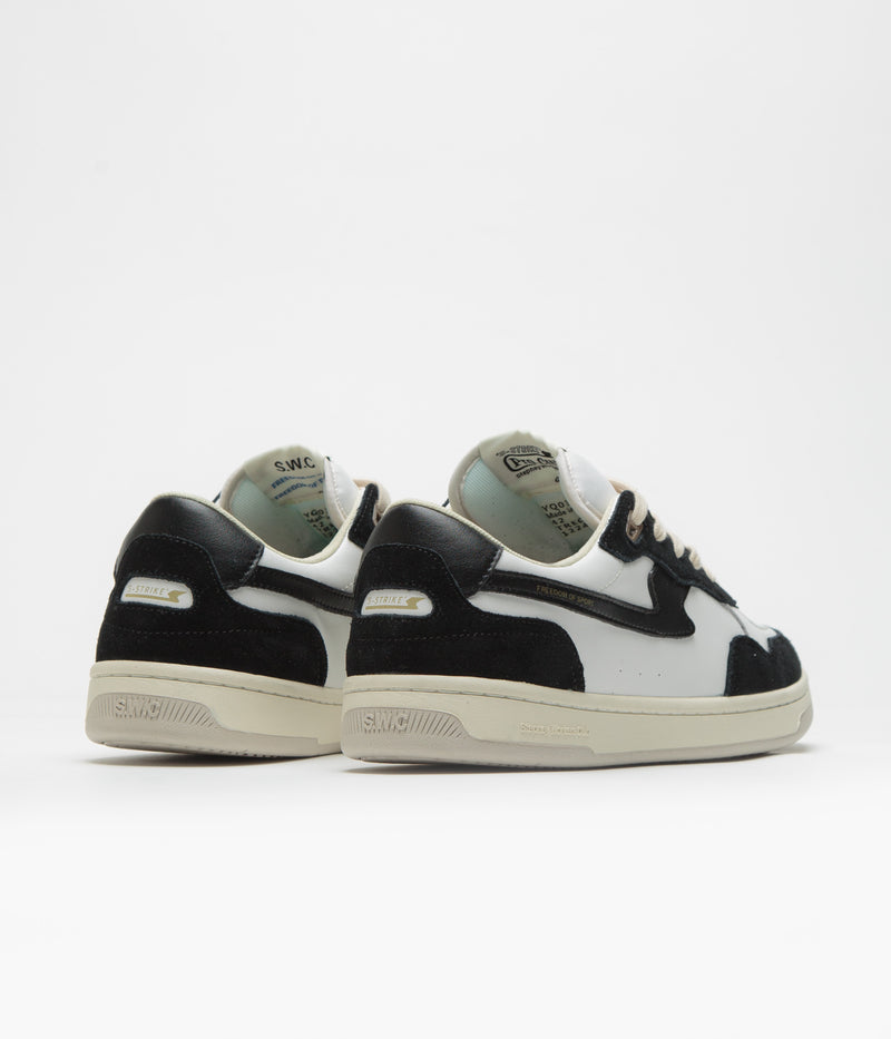 Stepney Workers Club Pro Cup 01 S-Strike Leather Shoes in Black White