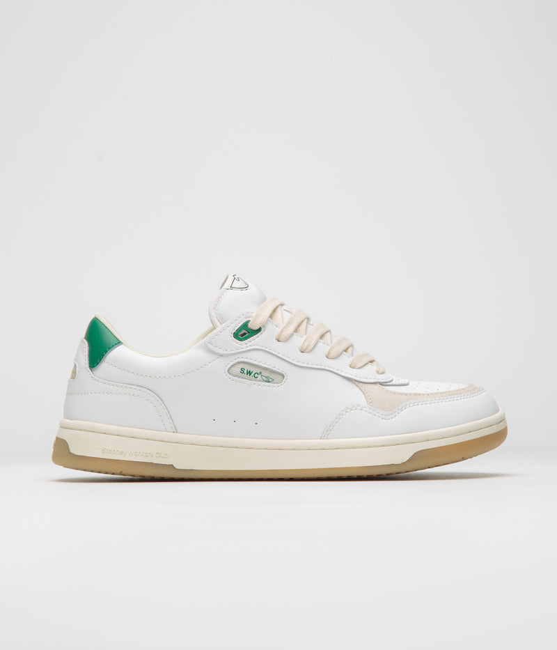 Stepney Workers Club Pro Cup 01 Shoes in White and Green