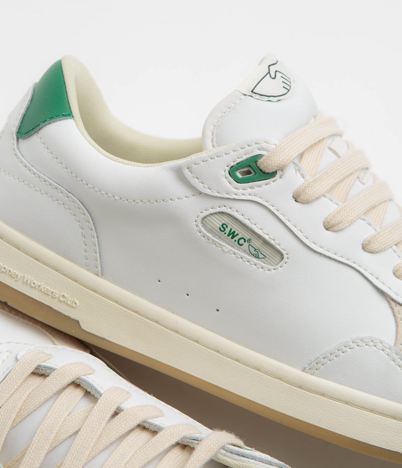 Stepney Workers Club Pro Cup 01 Shoes in White and Green