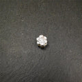 Sterling Silver Lucky Knot Bead,0.4" - Tibetan Buddhist art, view 6