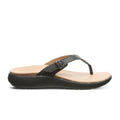 Strole Coaster Sandal (Women) - Black 2 Sandal - Thong - The Heel Shoe Fitters