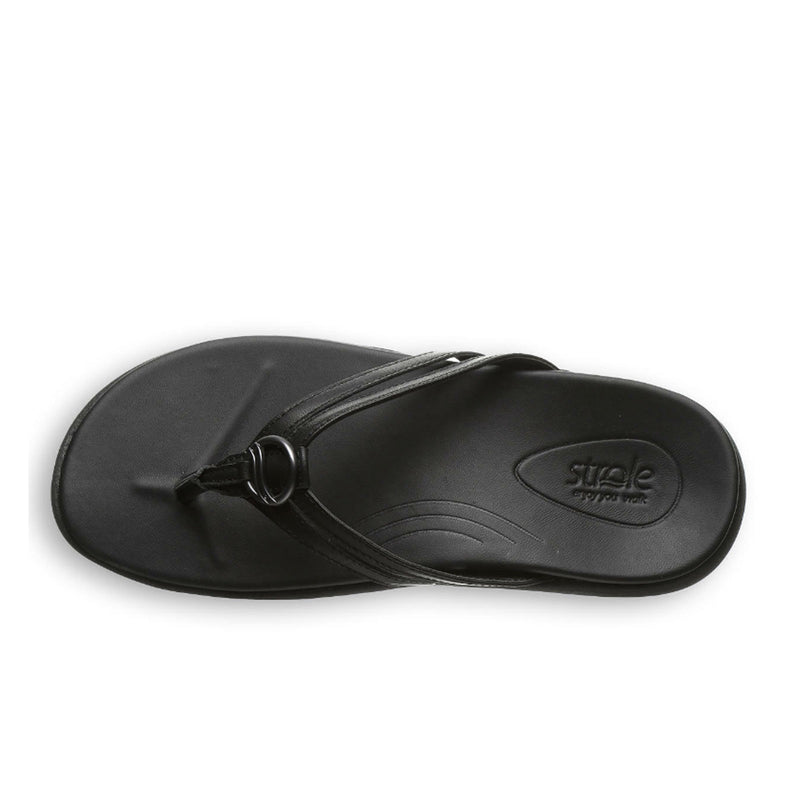 Strole Horizon Sandal (Women) - Black 2 Sandal - Thong - The Heel Shoe Fitters