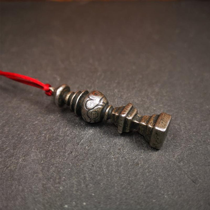 Stupa Amulet 2.16" - Tibetan Buddhist amulet, view 8