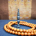 Stupa Amulet 2.56" - Tibetan Buddhist amulet, front view