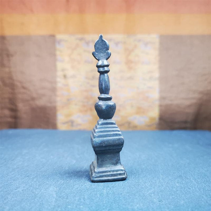 Stupa Amulet 3.35" - Tibetan Buddhist amulet, view 5