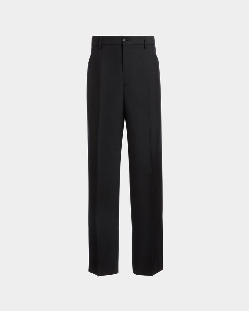 Tailored Pants in a Black Wool Blend