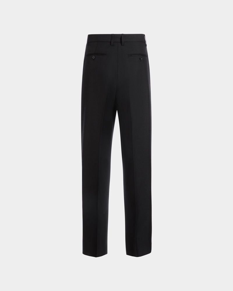 Tailored Pants in a Black Wool Blend