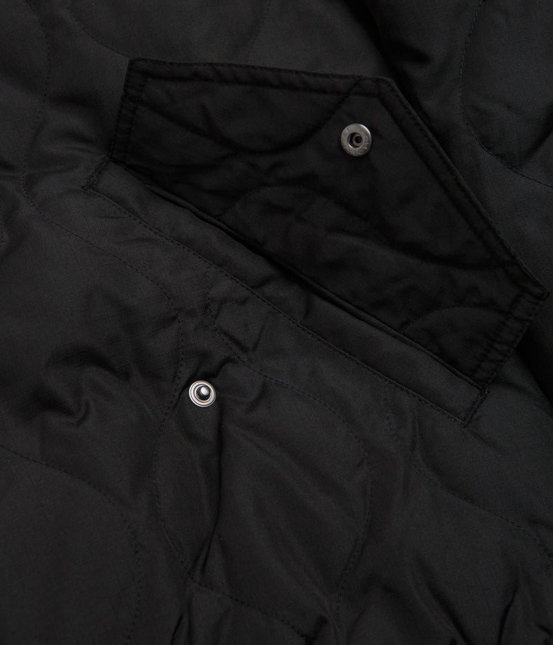 Taion Military Reversible Hi Neck Down Jacket in Black and Black