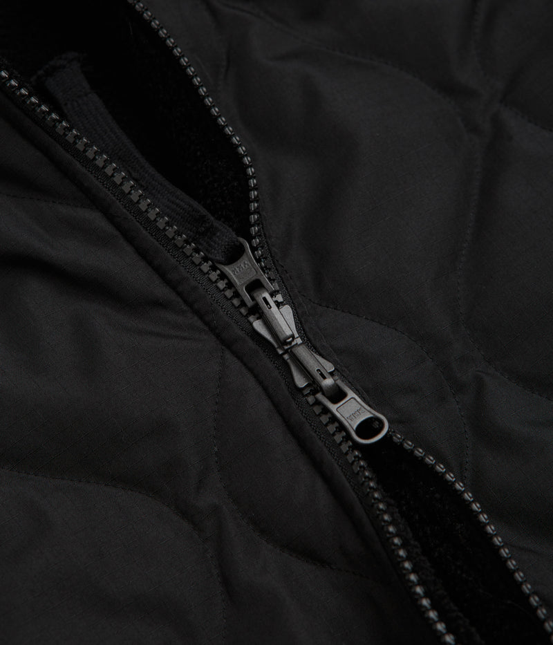 Taion Military Reversible Hi Neck Down Jacket in Black and Black