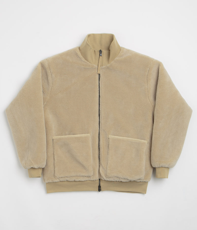 Taion Military Reversible Hi Neck Down Jacket in Coyote and Beige