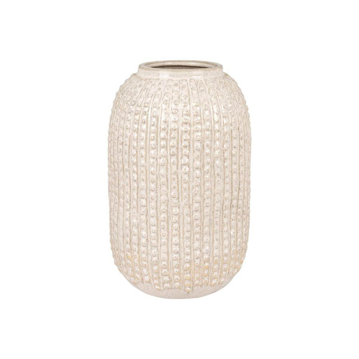 Tallulah Beige Pattern Vase House Nordic