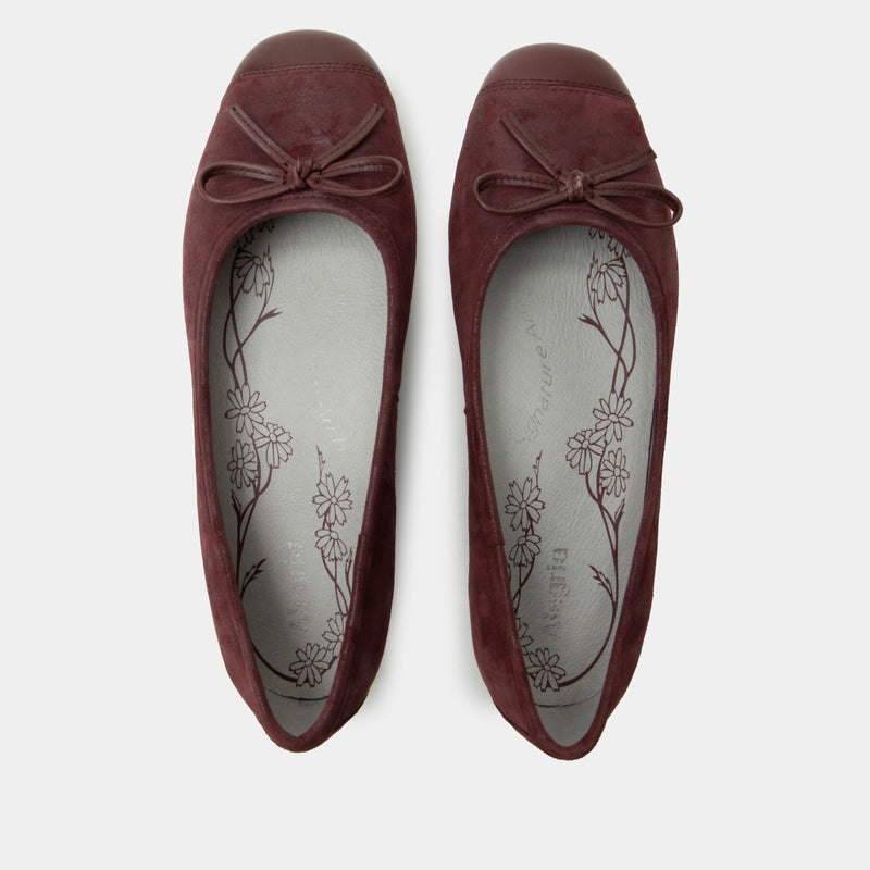 Talya Maroon Mist Shoe | Alegria Shoes