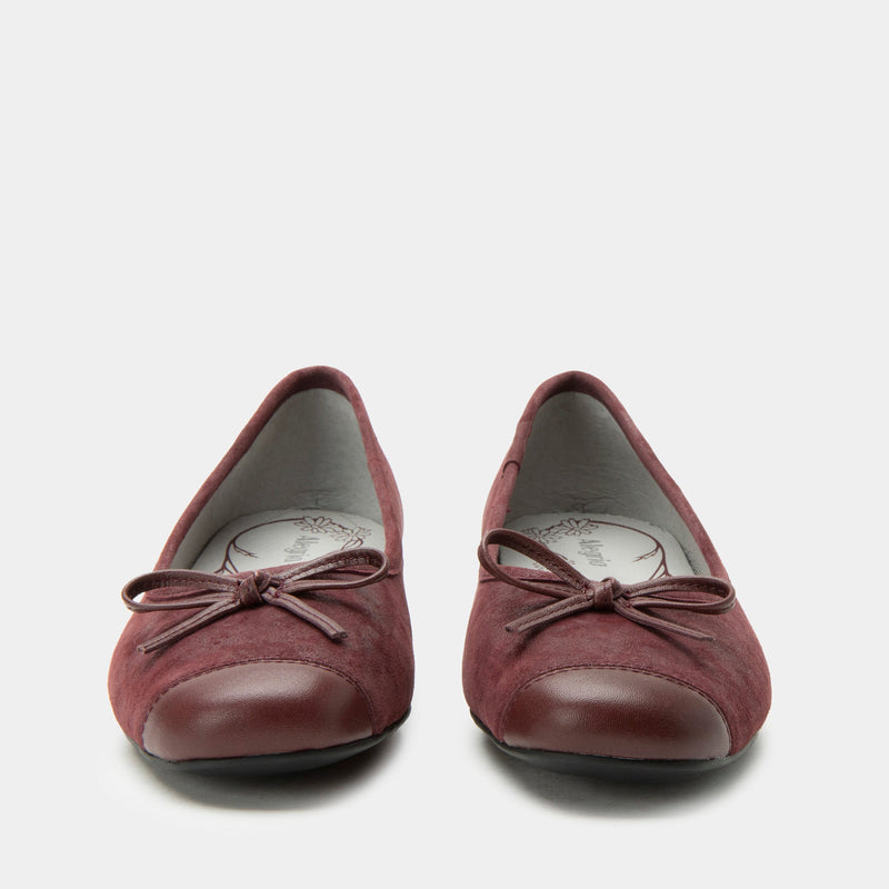 Talya Maroon Mist Shoe | Alegria Shoes