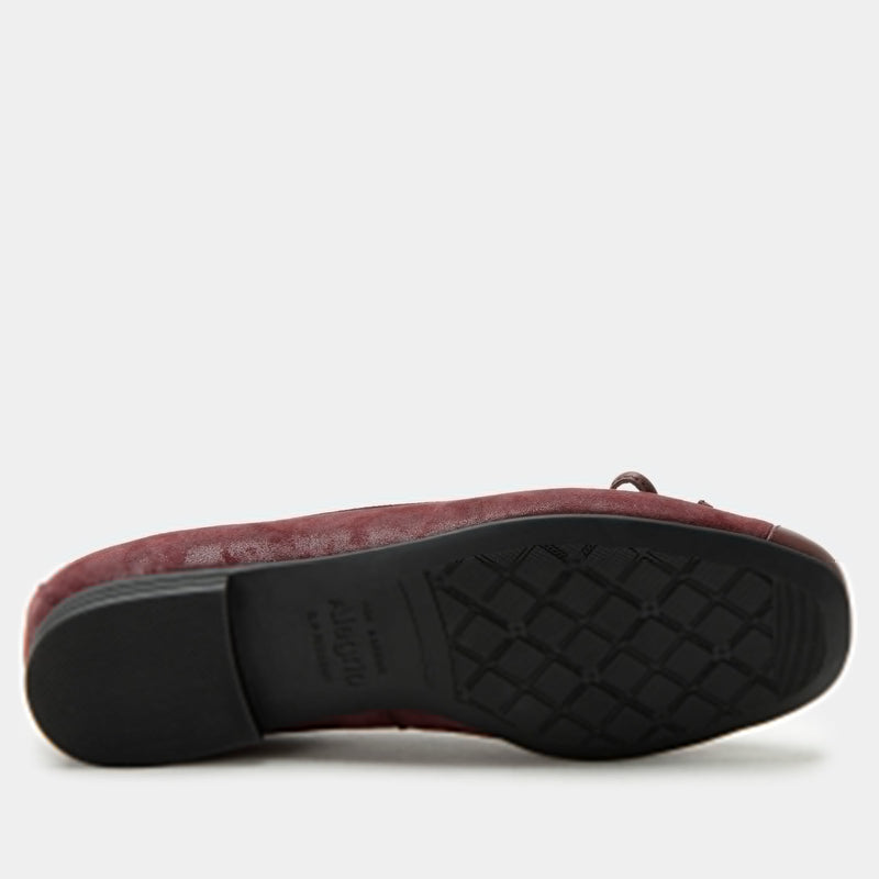 Talya Maroon Mist Shoe | Alegria Shoes