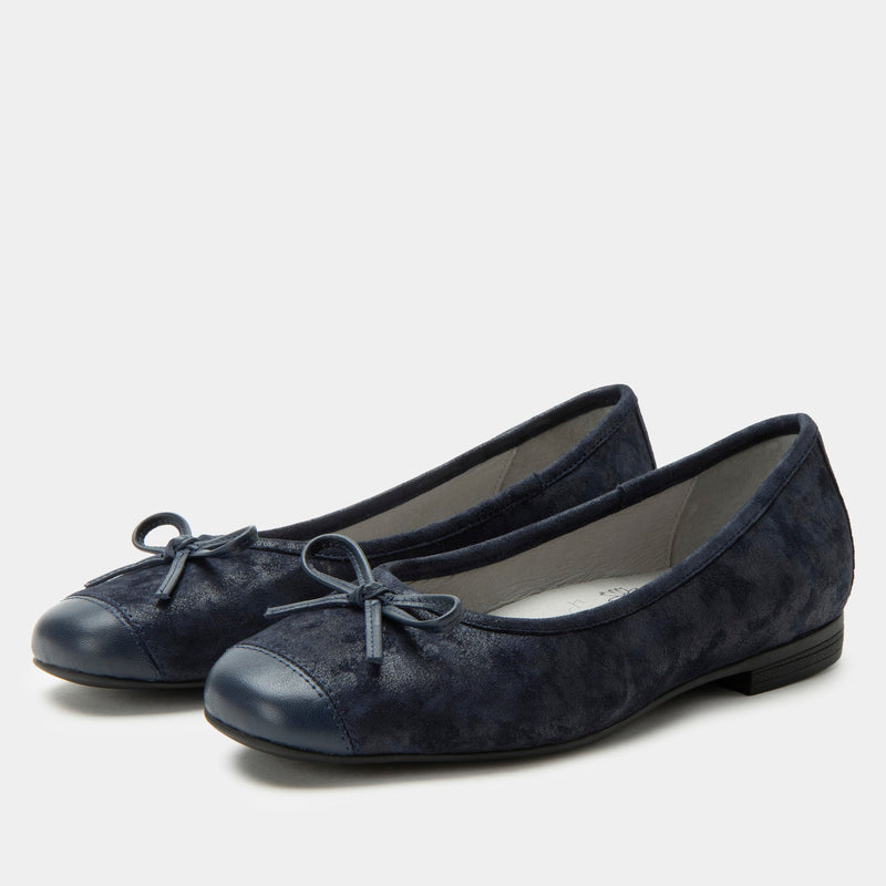 Talya Navy Mist Shoe | Alegria Shoes