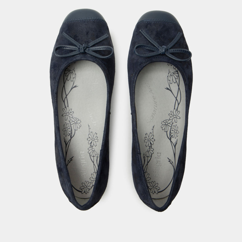 Talya Navy Mist Shoe | Alegria Shoes