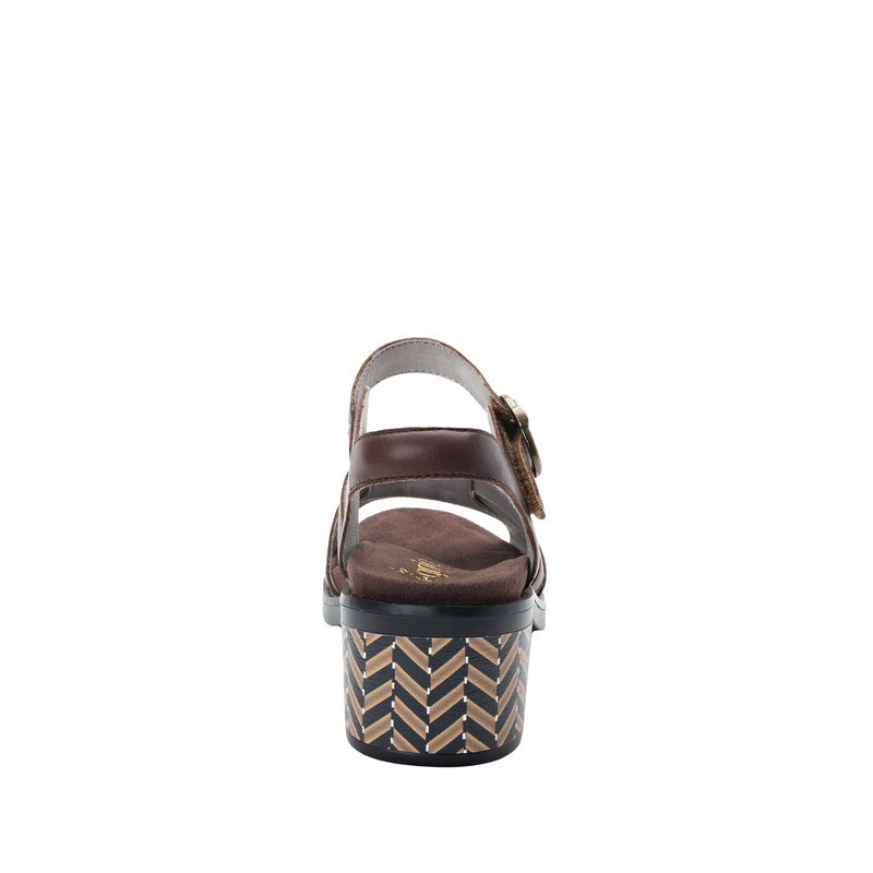 Tasia Mocha Sandal | Alegria Shoes
