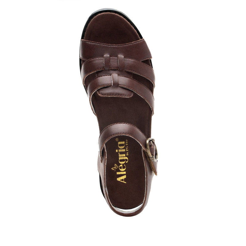 Tasia Mocha Sandal | Alegria Shoes