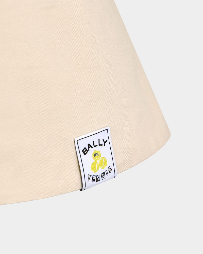 Tennis Collection Sleeveless Top in Ivory Cotton