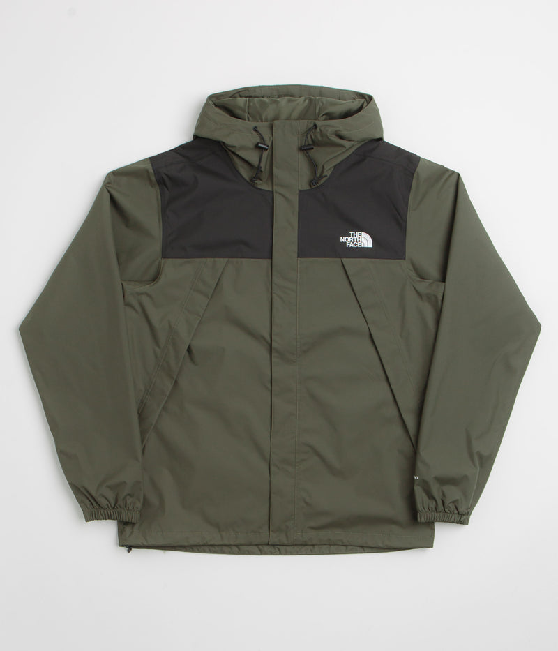 The North Face Antora Jacket in New Taupe Green and TNF Black