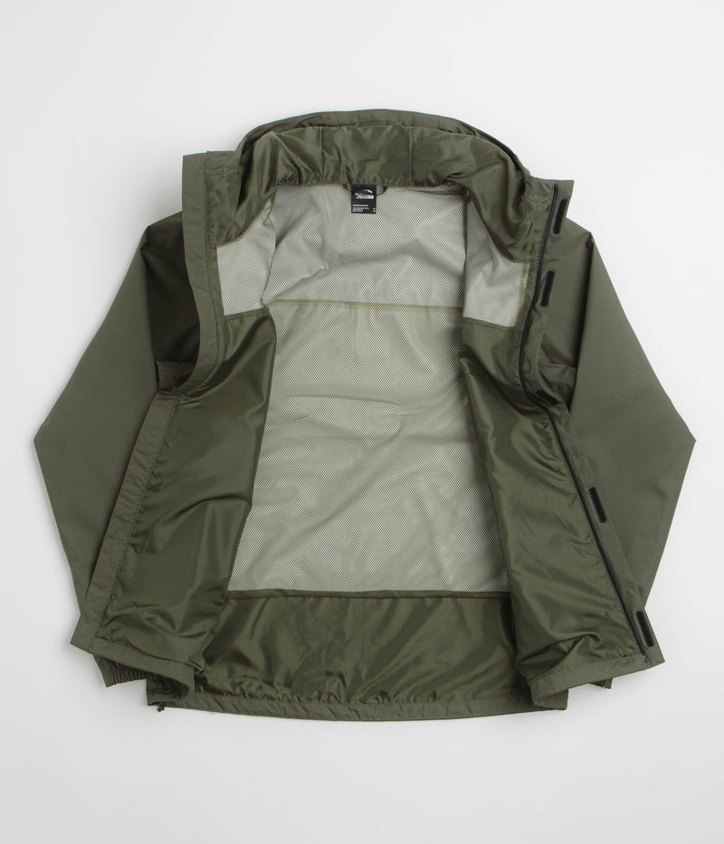 The North Face Antora Jacket in New Taupe Green and TNF Black