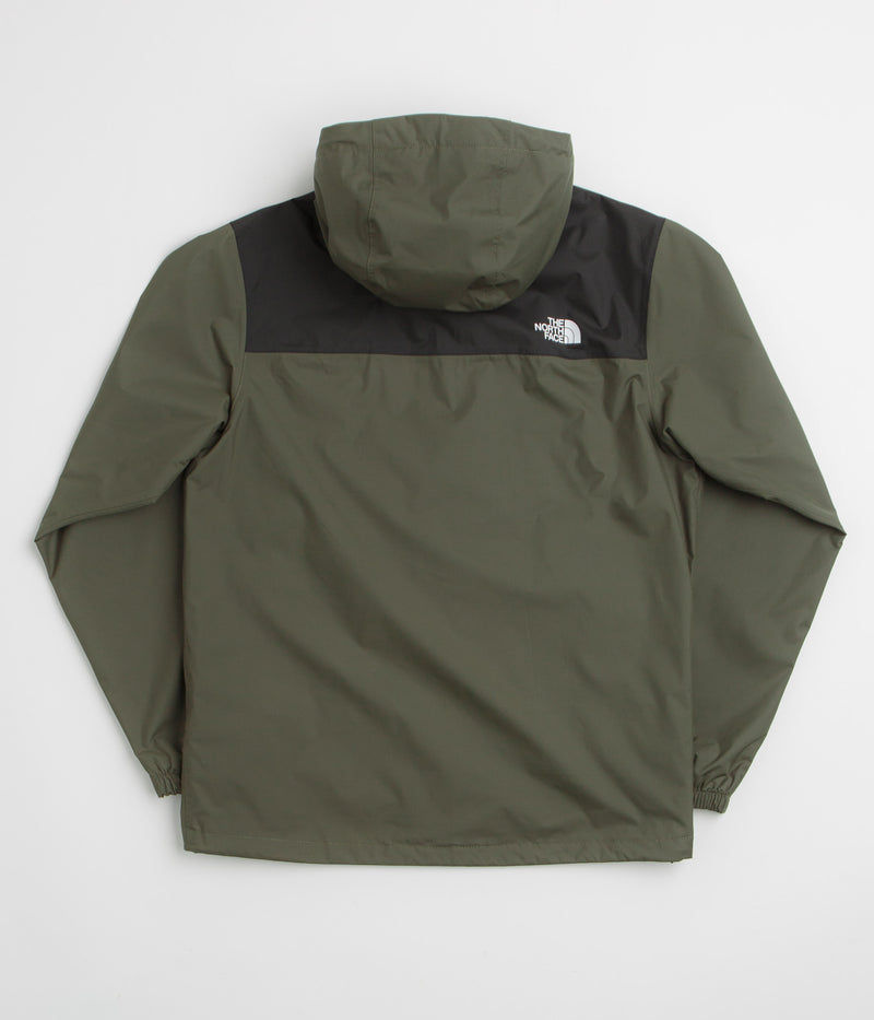 The North Face Antora Jacket in New Taupe Green and TNF Black
