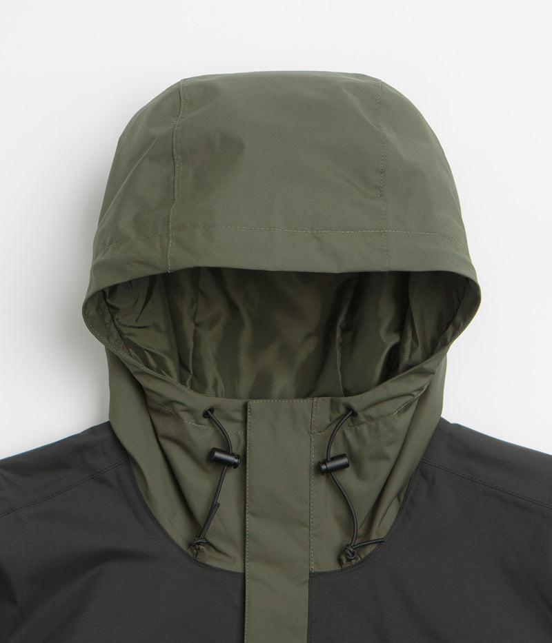 The North Face Antora Jacket in New Taupe Green and TNF Black