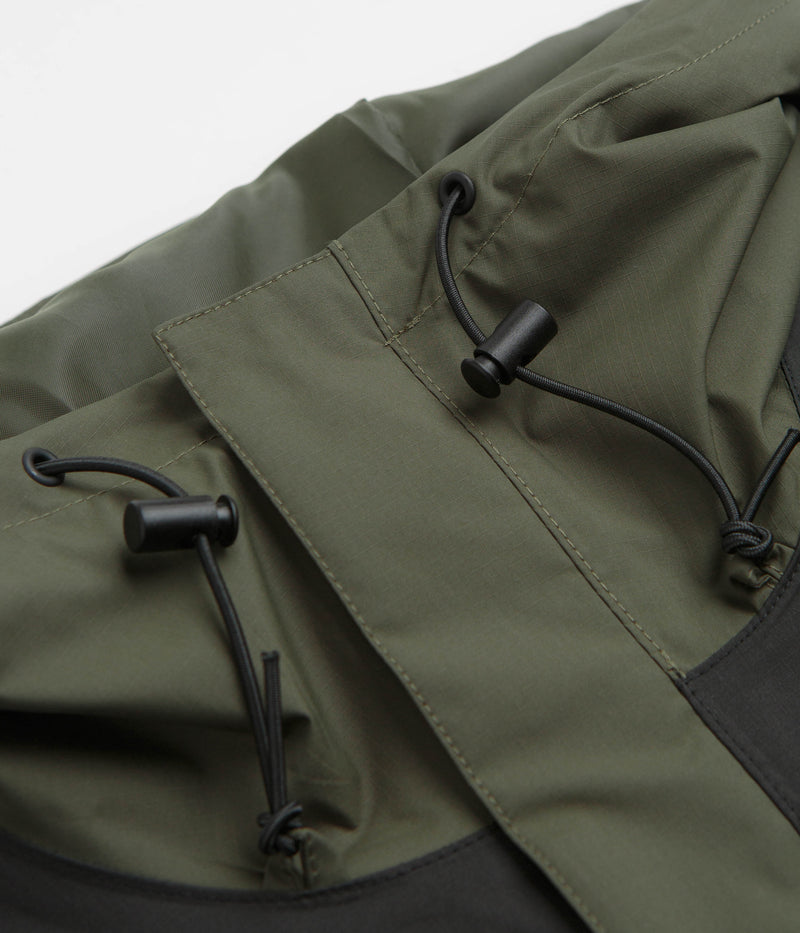 The North Face Antora Jacket in New Taupe Green and TNF Black