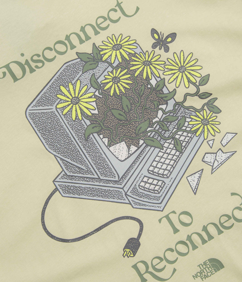 The North Face Connected Relaxed Graphic T-Shirt in Gravel