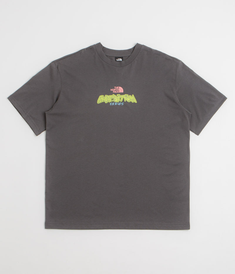 The North Face Expedition Celebration Oversized T-Shirt in Anthracite Grey