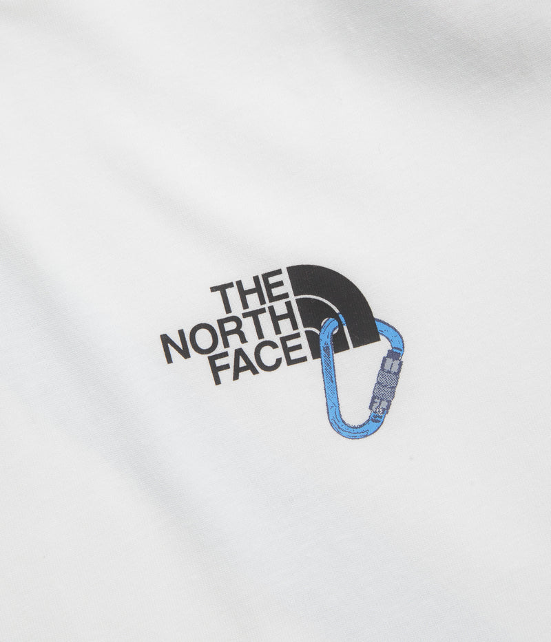The North Face Explore Carabiner Relaxed T-Shirt in TNF White