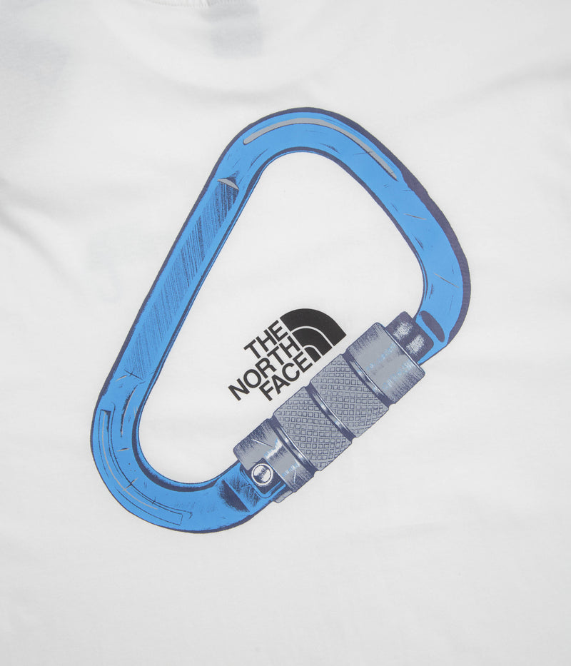 The North Face Explore Carabiner Relaxed T-Shirt in TNF White