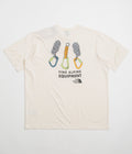 The North Face Explore Gear Relaxed T-Shirt in White Dune