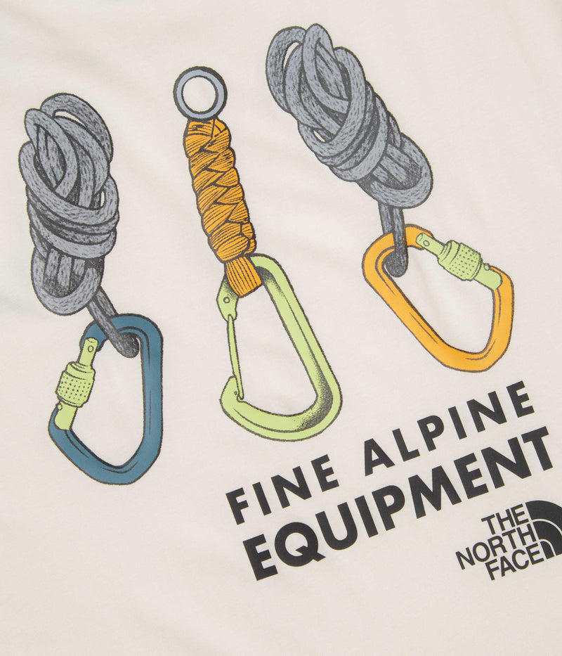 The North Face Explore Gear Relaxed T-Shirt in White Dune