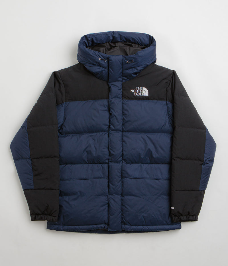 The North Face Himalayan Down Parka Jacket in Summit Navy and TNF Black