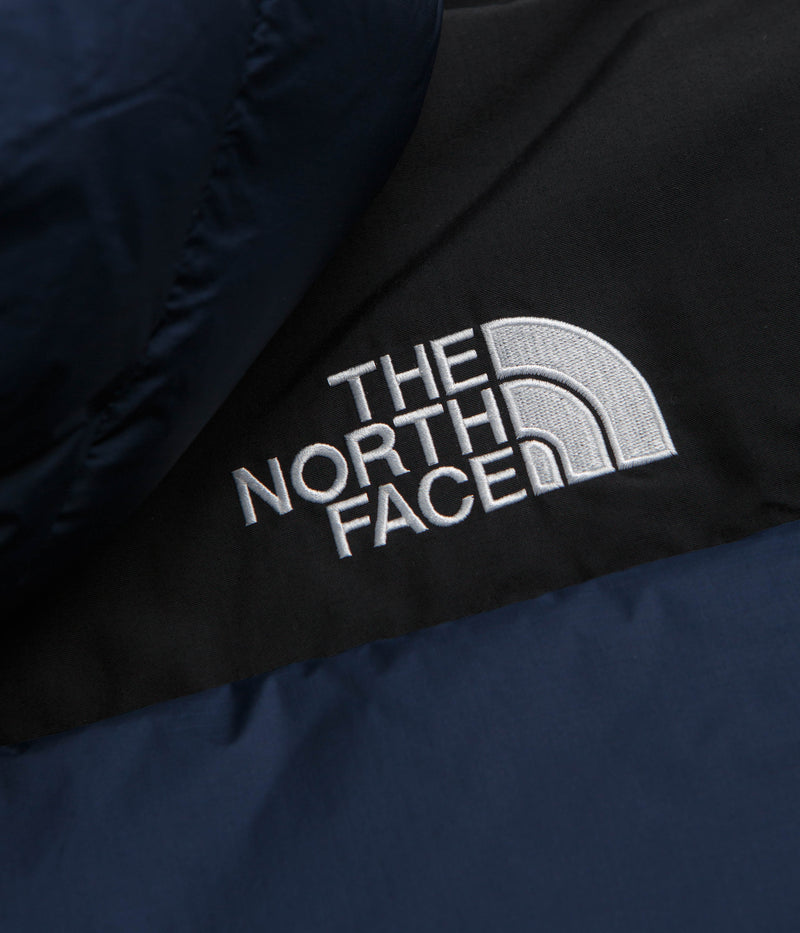 The North Face Himalayan Down Parka Jacket in Summit Navy and TNF Black