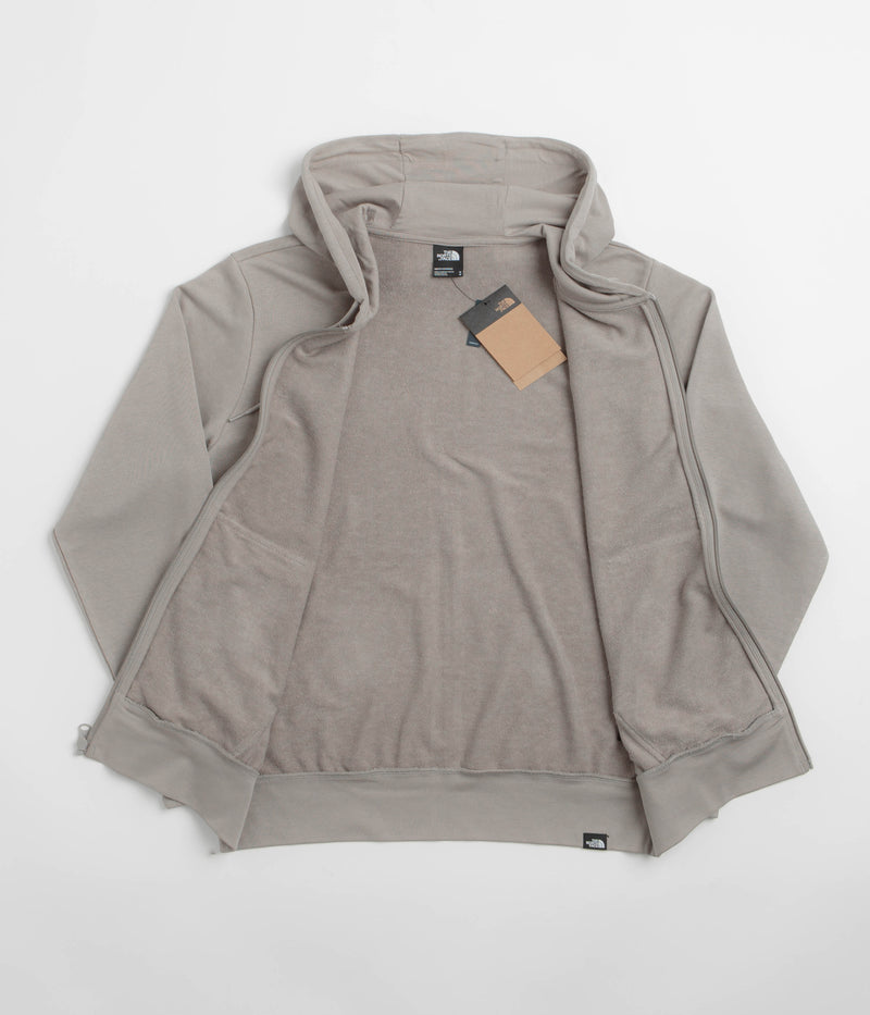 The North Face Simple Dome Light Full Zip Hoodie in Stone Slab