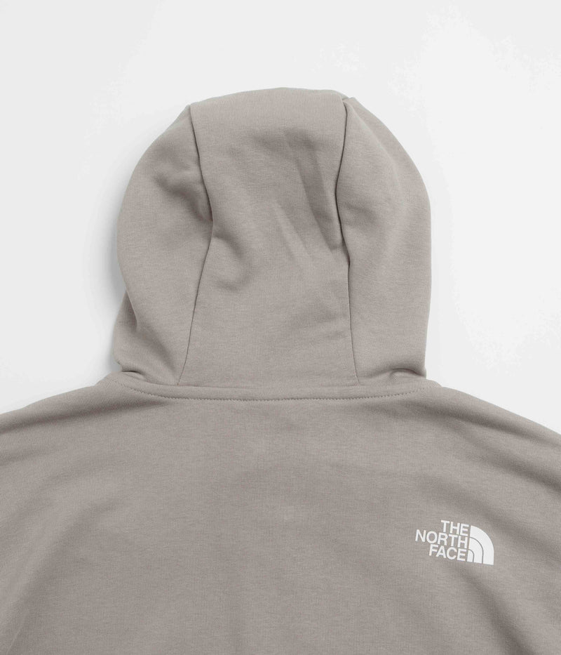 The North Face Simple Dome Light Full Zip Hoodie in Stone Slab