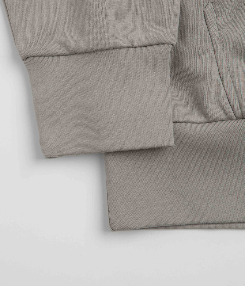 The North Face Simple Dome Light Full Zip Hoodie in Stone Slab