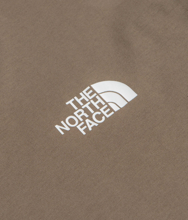 The North Face Simple Dome T-Shirt in Mocha Brown