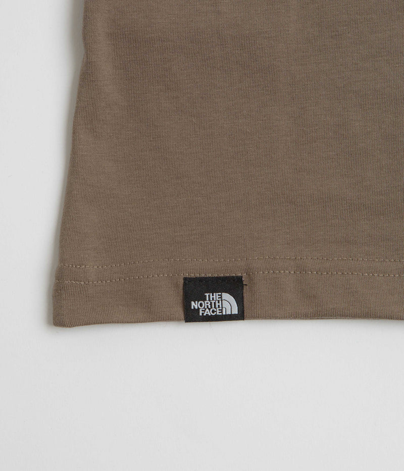 The North Face Simple Dome T-Shirt in Mocha Brown