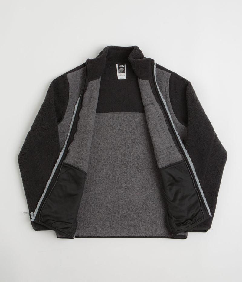 The North Face Yumiori Full Zip Fleece in Anthracite Grey and TNF Black