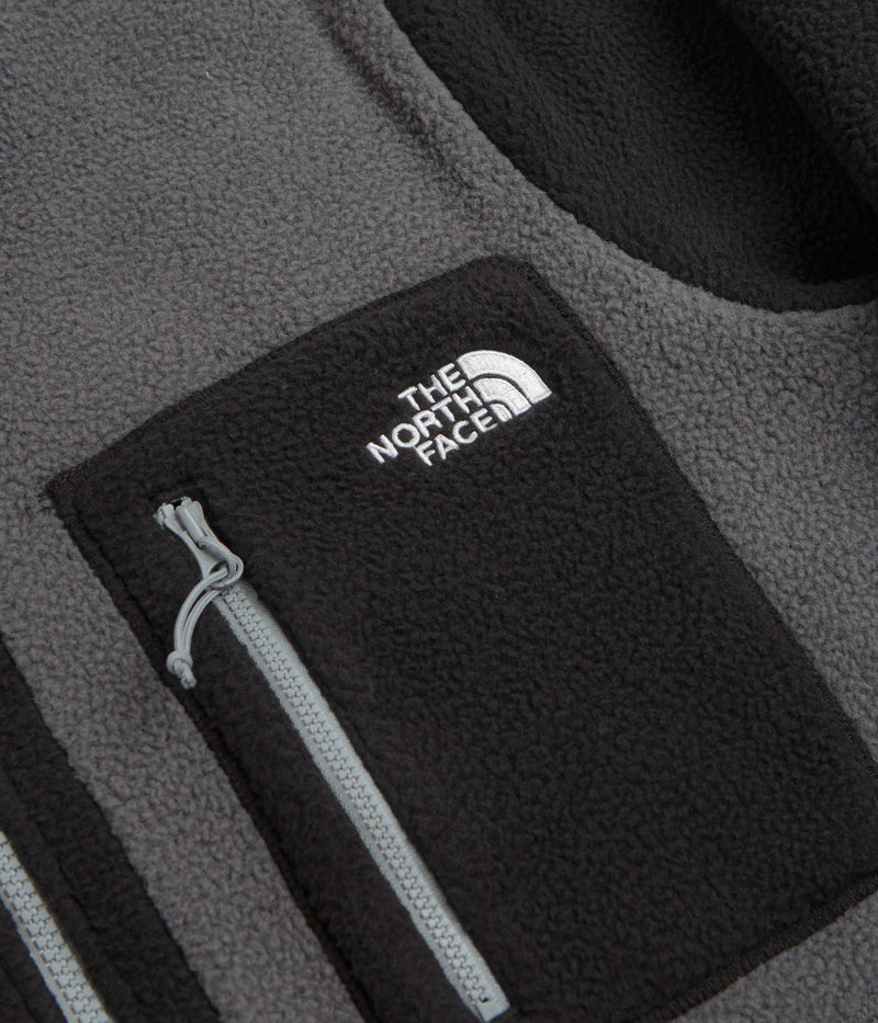 The North Face Yumiori Full Zip Fleece in Anthracite Grey and TNF Black