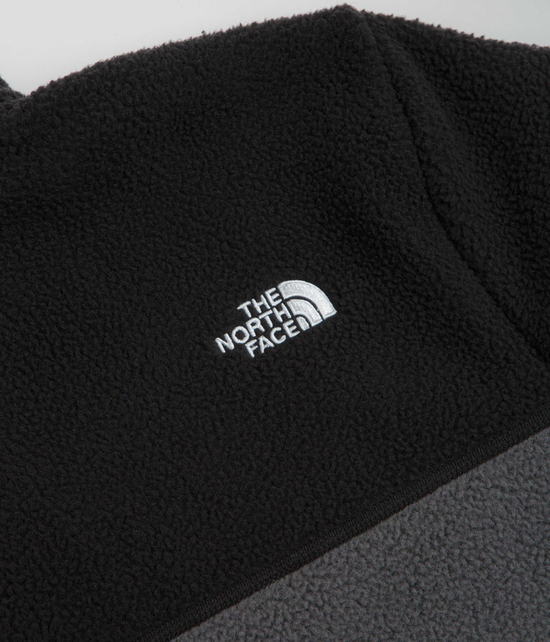 The North Face Yumiori Full Zip Fleece in Anthracite Grey and TNF Black