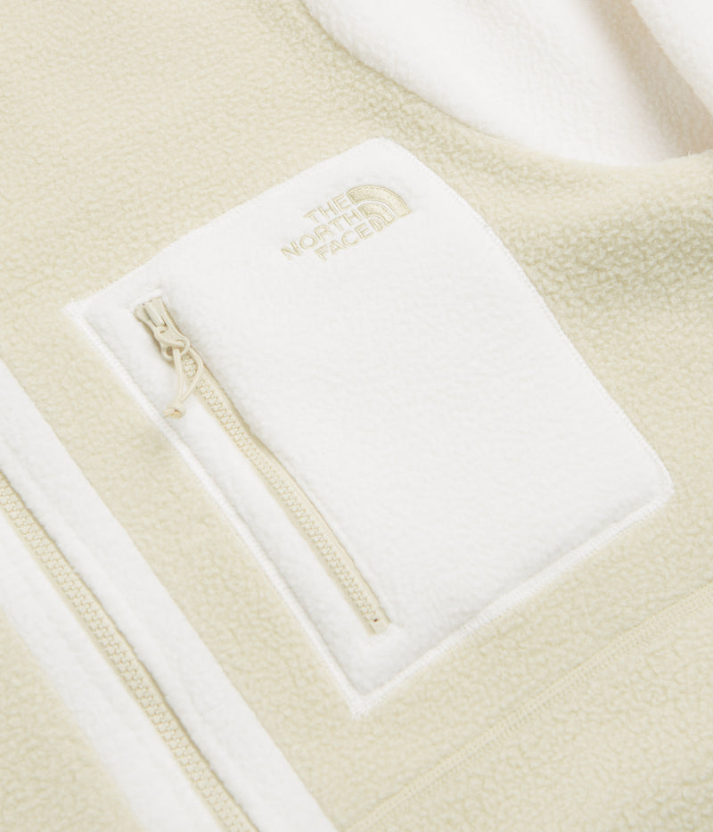The North Face Yumiori Full Zip Fleece in Gravel and White Dune / Gravel