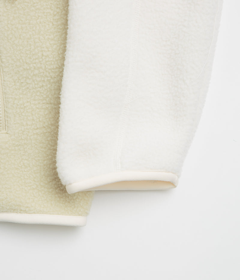 The North Face Yumiori Full Zip Fleece in Gravel and White Dune / Gravel