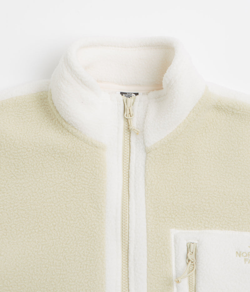 The North Face Yumiori Full Zip Fleece in Gravel and White Dune / Gravel