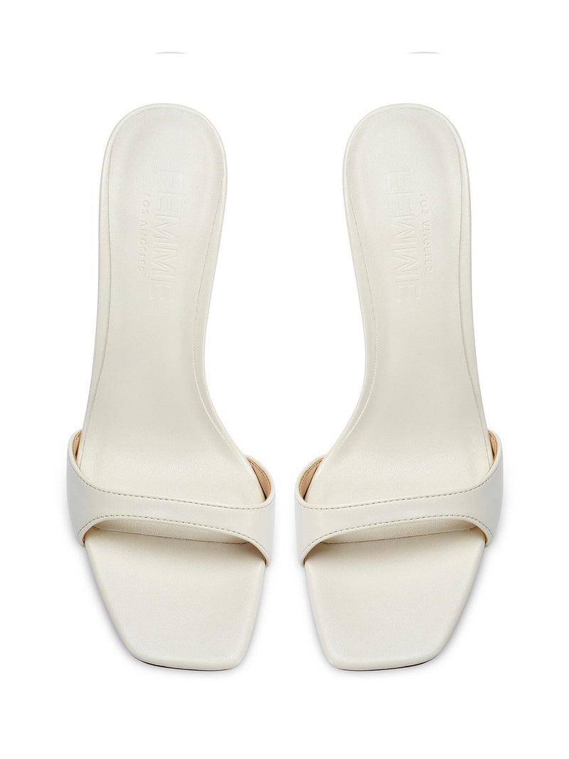 The Rue Slipper - Cream - FEMME LA