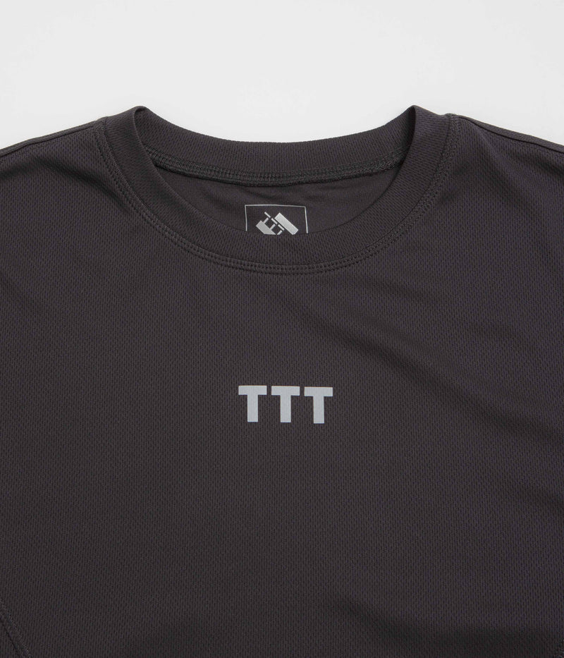 The Trilogy Tapes 3M Winter Running Long Sleeve T-Shirt in Black
