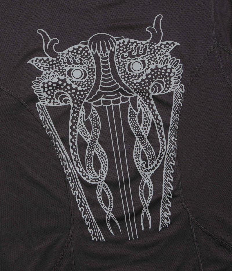 The Trilogy Tapes 3M Winter Running Long Sleeve T-Shirt in Black